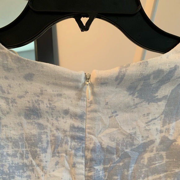 White and blue French connection sheath dress - Picture 3 of 6